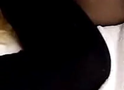 Fucking My Stepsister in Black Stockings! Cumming Inside Her with a Condom!