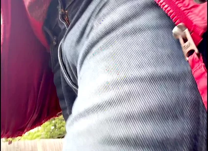 Out Walking Commando and the Monster Inside My Jeans Is Bulging Out