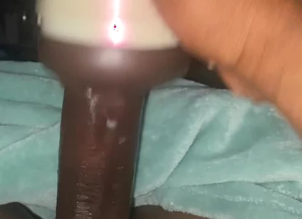 Moving Big Black Dick in Fleshlight