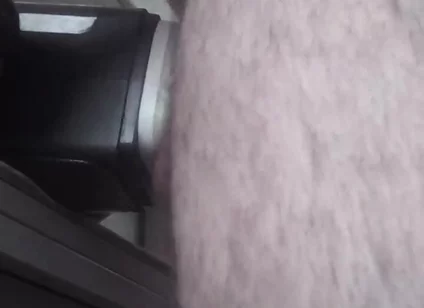 Handsome Mature Chubby with Big Fat, Uses Masturbation Machine in Close-up