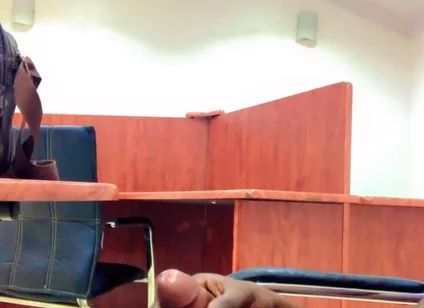 Black Cock Lonely Office Masturbate