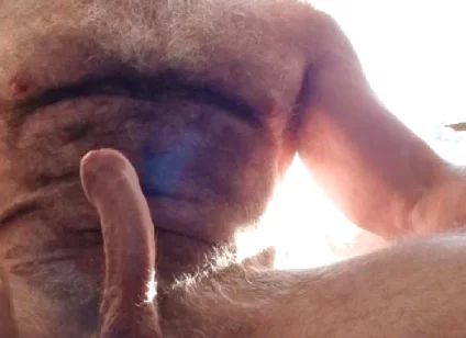 Hairy Muscle Stepdad Jerks off