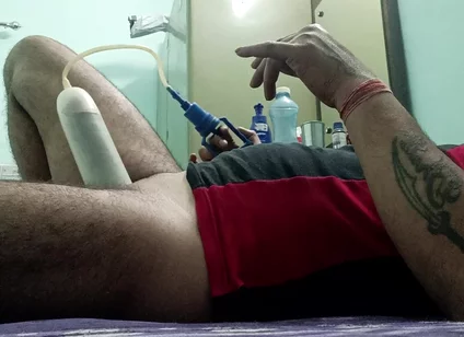 Indian desi police officer uncle gets rest and masterbation