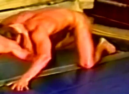 Oiled Muscle Hunks Wrestling Into Sloppy Anal Creampie