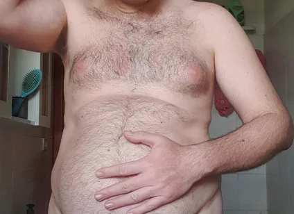 All Naked in Bathroom