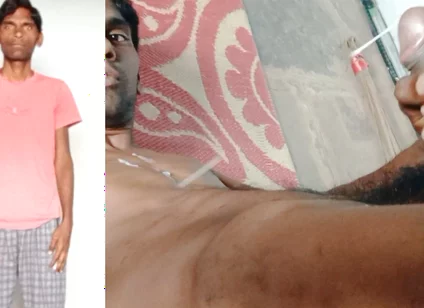 Rajesh Playboy 993 Masturbating Big Cock and Cumming on the Chest. Spanking Butt Stroking Dick