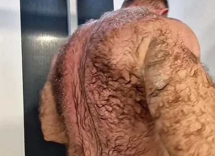 Hairy Jack Taking a Shower