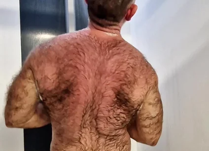 Hairy Jack Taking a Shower