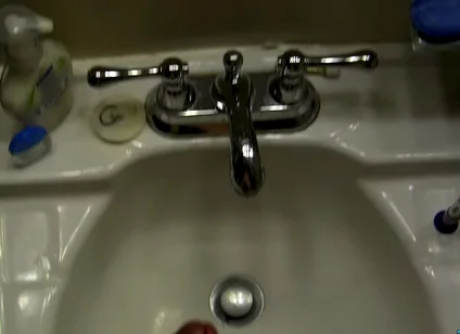 POV Cock Stroking in the Bathroom