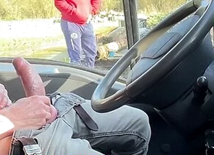 Daytime Truck Stop Meeting Inside My Truck With A Curious Encounter