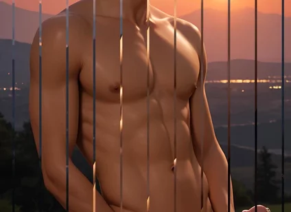 This Slim Toned Nude Man with Huge Erected Dick Will Shock You