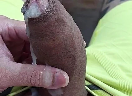 A Penis Full of Semen - Want to Clean Me with Your Tongue?