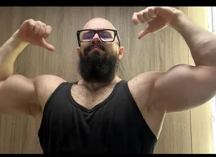 Enjoy the View of My Thick Meaty Biceps Bouncing in Slow Motion