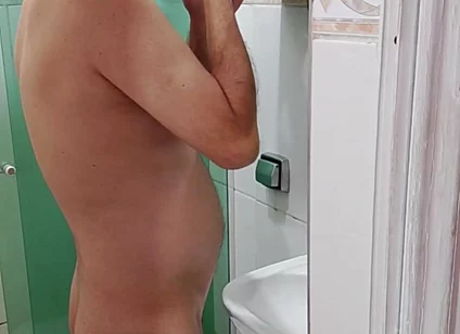 Mr. Carmona Shaving Naked