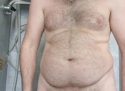 All Naked in Pubblic Bathroom