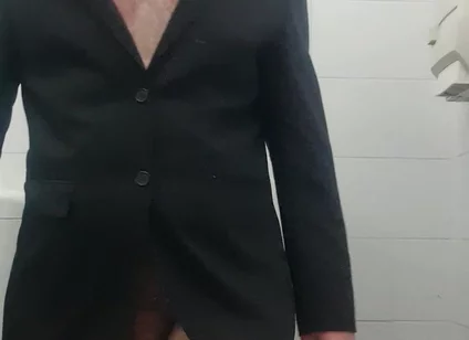 All Naked in Bathroom