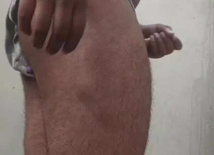 Big Black Ass Boy Fucking with Toy and Masterbating