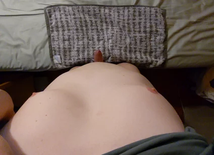 Hands-free Edging: Wide Angle POV Horny Air Humping by Hairless Virgin with Phimosis