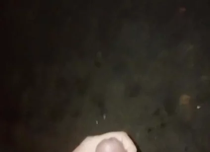 Waiting for Stepdad in the Dark. Cuming on the Street!