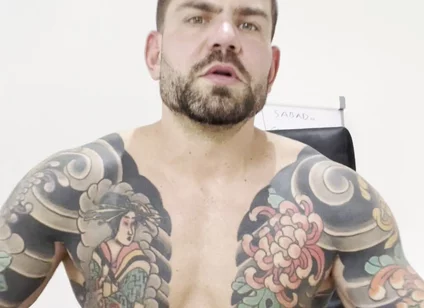 Mulch in the Office of a Muscular Boy