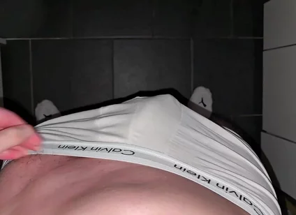 German Master Orders Deep Blowjob.. White Calvins Down.. Cock Dripping