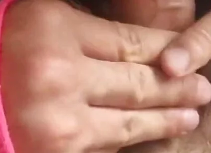 Miniature Ladyboy Sissy Sucks a Huge Load of Cum Onto Her Body From Bumble!