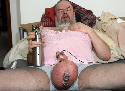 I Inflate My Sack, the Size of a Football!