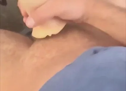 Playing with Toy Under Office Desk