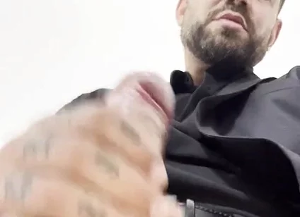 Handsome Gets Tattooed in Suit
