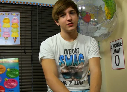First Timer Colby on Set