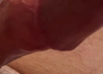 So Much Cum From Edging My Frenulum