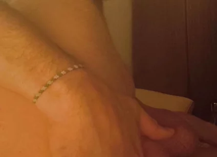 Grandpa Stimulates His Anus with His Fingers and His Special Prostate Dildo and It Makes Him Wet