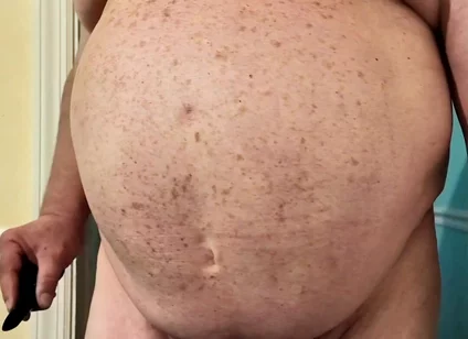 Big Bellied Daddy Bear Cums