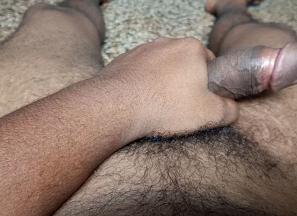 I'm Indian 7inch Cock Masterbation with Oil Massage