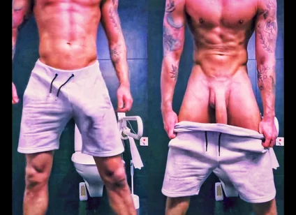 I Couldn't Hide My Huge Bulge at the Gym