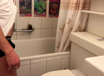 Colleague Showers with Straight Friend