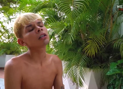 Michael Castle Invites Neighbor Marco Samuel Over for Pool Sex