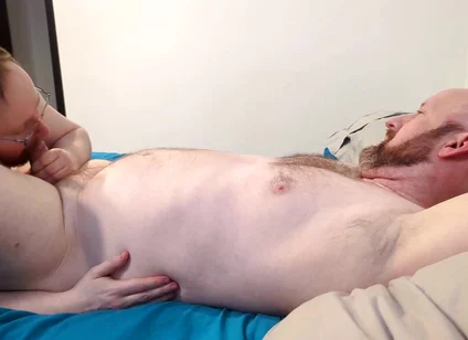 Stepdaddy Bear Fucked by Young White Bear