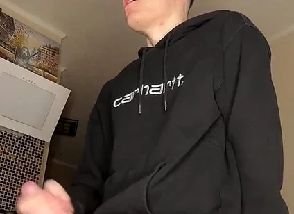 Hot Young Guy’s Cum Play