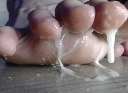 Straight Cock-cum Feet