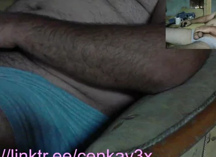 Masculine Bear Daddy Was Amazing on Live Broadcast