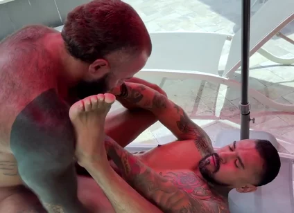 Horny Adult Clip Homosexual Rimjob Best Only For You With Boomer Banks And Baby Bear