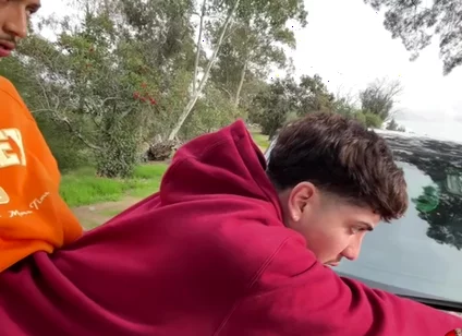 Fucking A Gay Latin Thug Bareback Public Fucking Caught