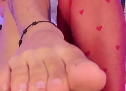 Ken in Panty and His Hot Feet Ends up Removing and Opening His Fingers
