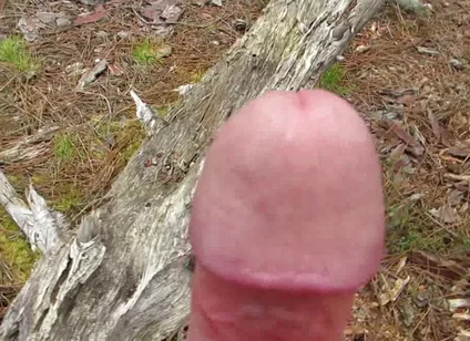 Naked Boner Walk in Public Forest Part 6