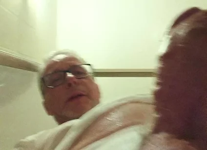 Wet T-shirt and Wet Underpants While Showering