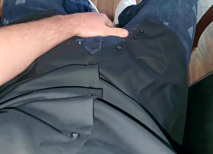 German Voice in Boss Chair. Blue Calvin Klein Boxer. Cock Rock Hard. Precum Flowing