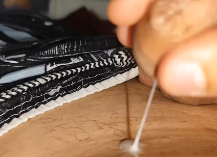 The Largest Production of Pre Cum in the World in a Single Sharpening.