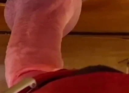 Thick Stepdaddy Cock Gets Tongue & Lip Worship - First Load Too Early Down the Throat, Second in Cum Glass