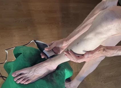 Trimming My Legs and Trying on a Tight Dress